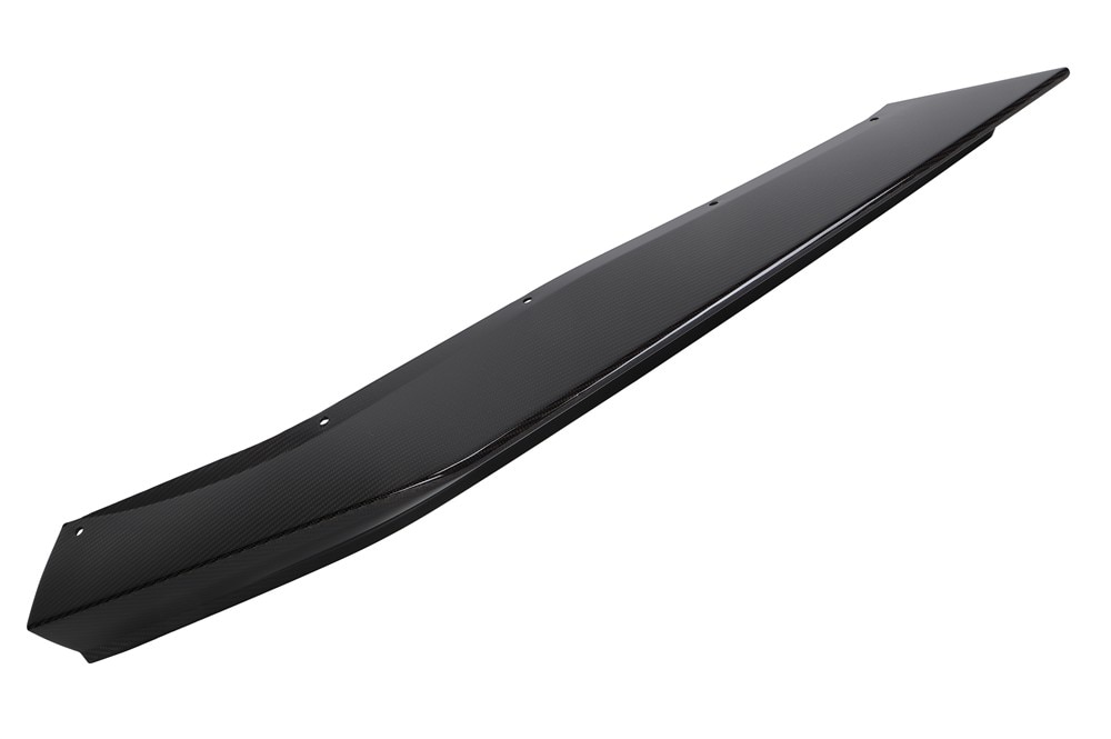 GM Genuine Parts Exposed Carbon Fiber Front Driver Side End Spoiler