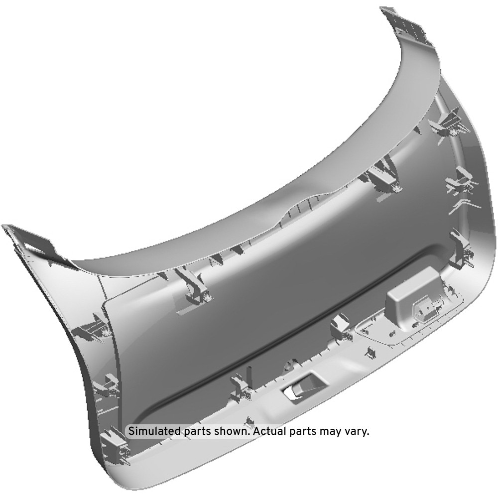 GM Genuine Parts Black Liftgate Lower Trim Finish Panel