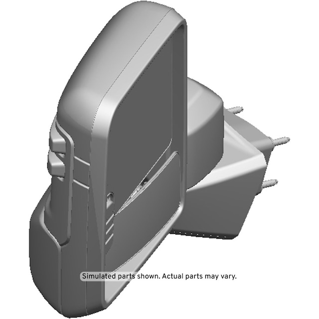 A-Premium Driver Side Manual Door Mirror - Compatible With Chevy Silverado 1500 2500 3500 07-13 & GMC Sierra 1500 2500 3500 - Non-Heated Manual - Foto 11