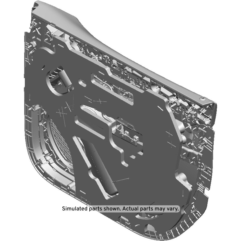 GM Genuine Parts Titanium Front Driver Side Door Trim