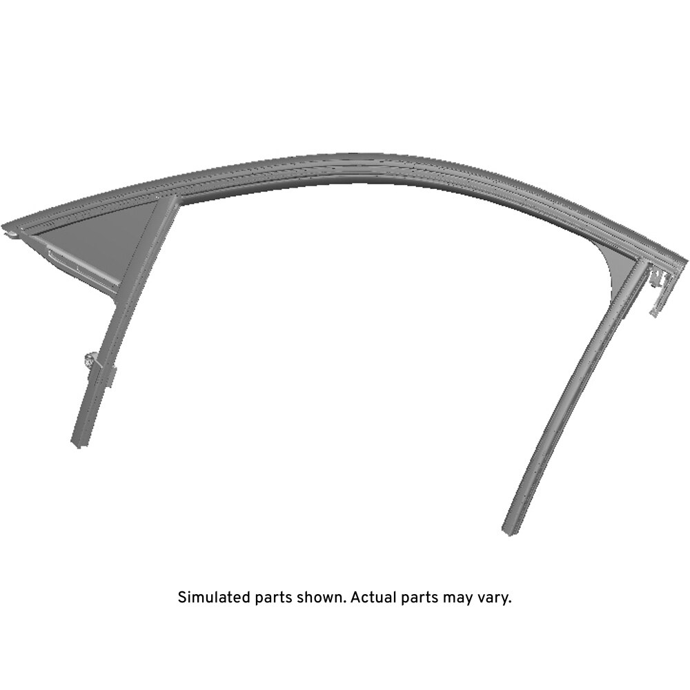 GM Genuine Parts Front Driver Side Door Window Weatherstrip