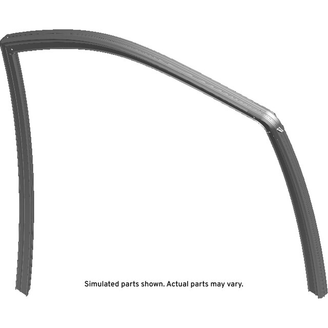 GM Genuine Parts Front Passenger Side Door Window Weatherstrip