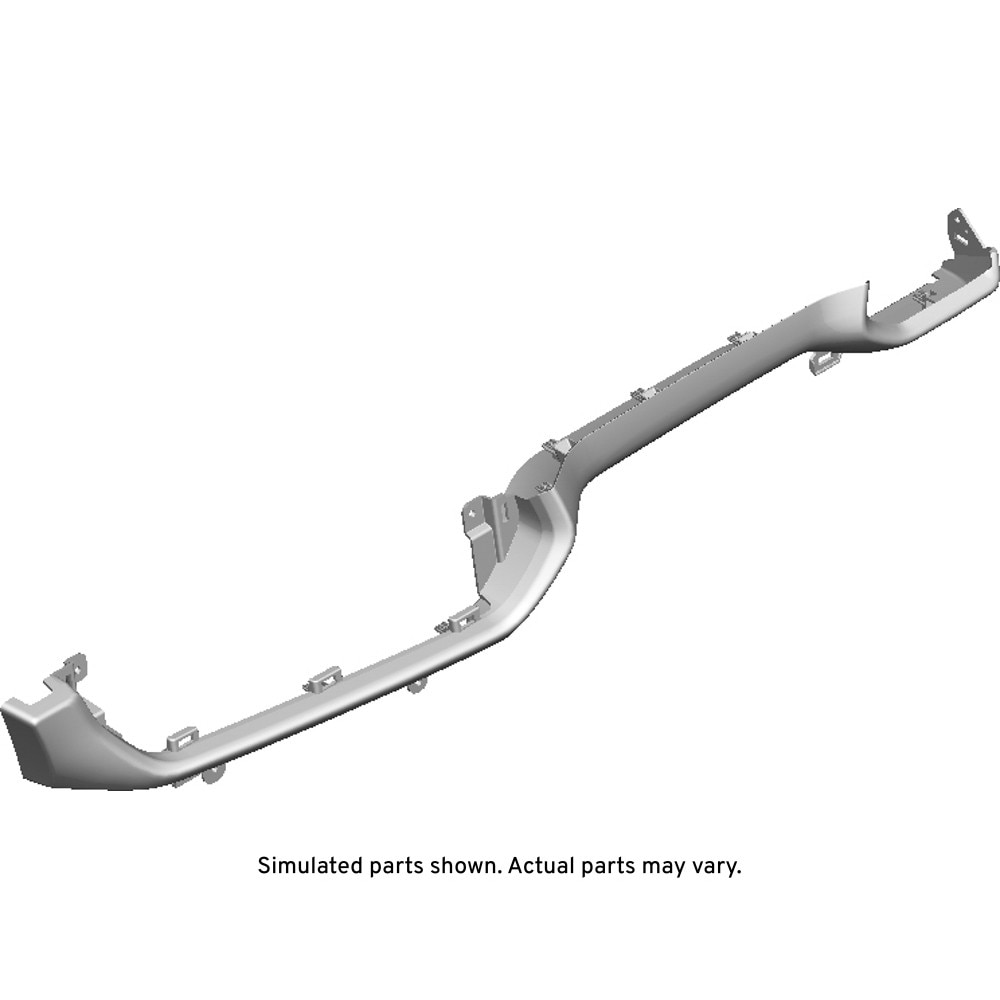 GM Genuine Parts Backen Black Passenger Side Instrument Panel Center Trim Pad