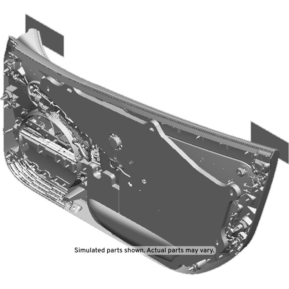 GM Genuine Parts Red Front Driver Side Door Trim