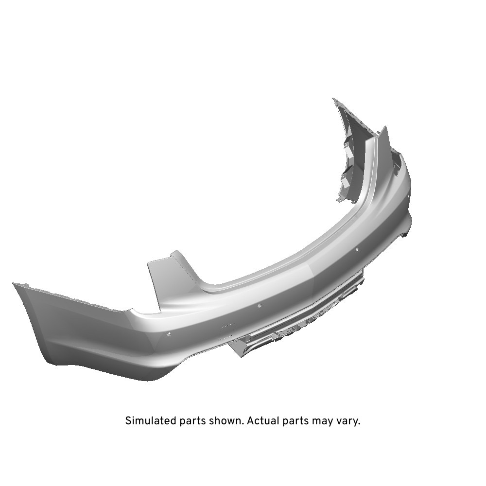 GM Genuine Parts Primed Rear Bumper Upper Fascia