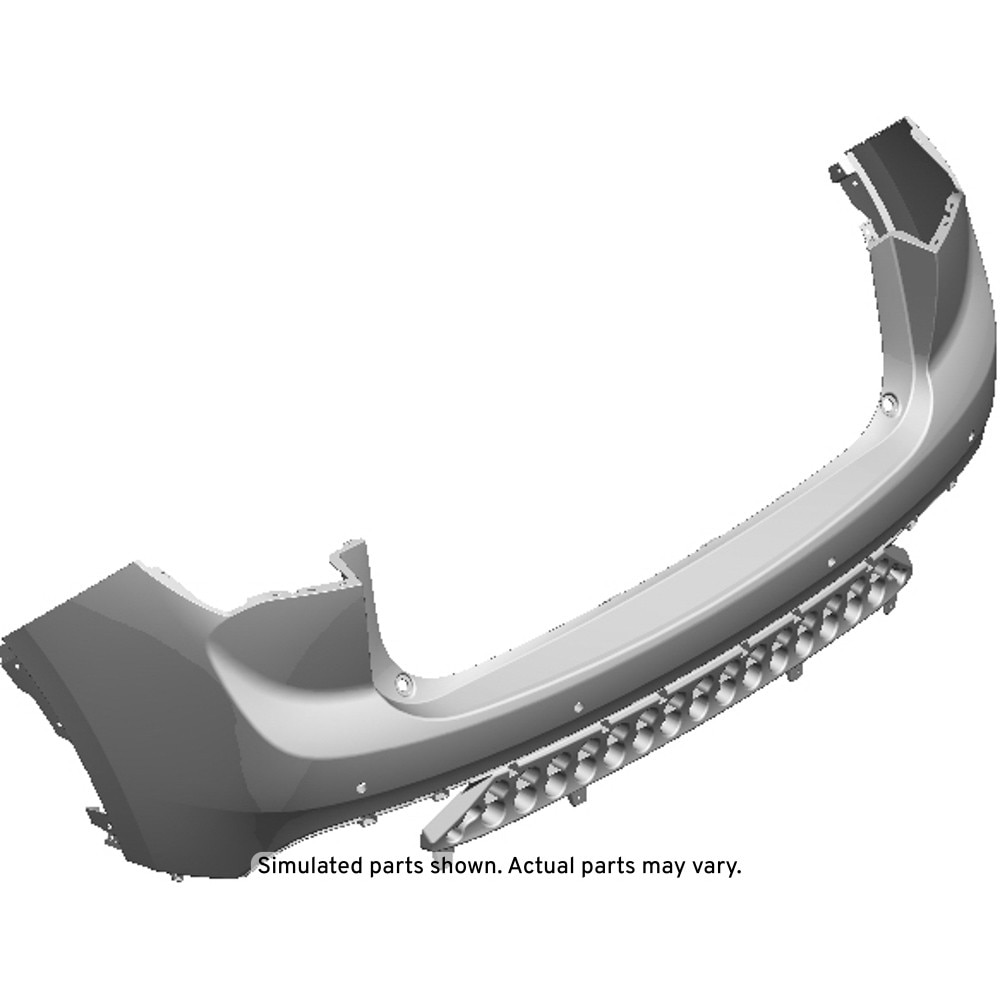 GM Genuine Parts Primed Rear Bumper Upper Fascia