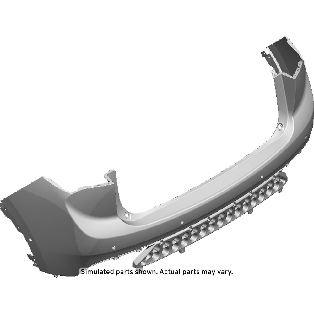 GM Genuine Parts Primed Rear Bumper Upper Fascia