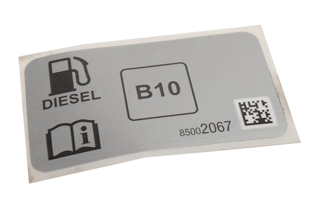GM Genuine Parts Diesel Fuel Only Label