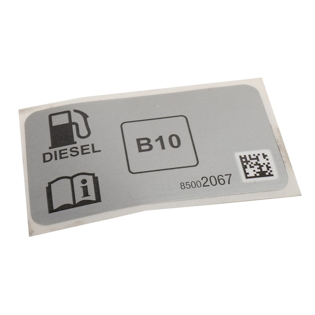 GM Genuine Parts Diesel Fuel Only Label