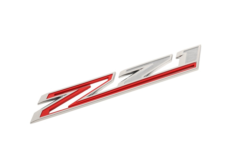 GM Genuine Parts Bright Chrome Front Driver Side Fender Marketing Package Name Plate