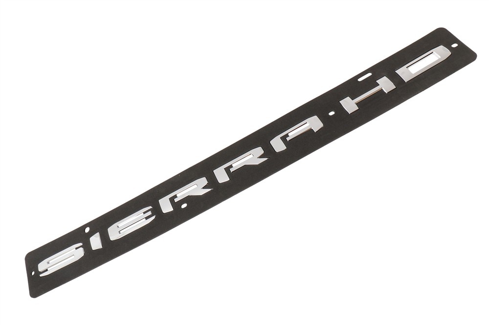 GM Genuine Parts Exterior Bright Chrome Front Side Door Vehicle Name Plate