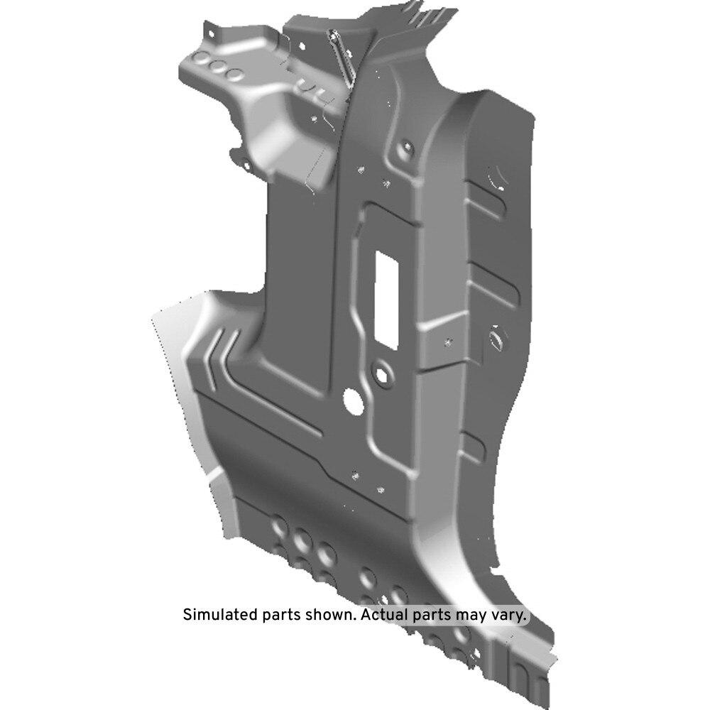 GM Genuine Parts Driver Side Body Hinge Pillar Outer Panel Reinforcement