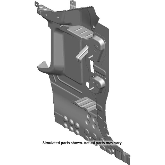 GM Genuine Parts Passenger Side Body Hinge Pillar Outer Panel Reinforcement