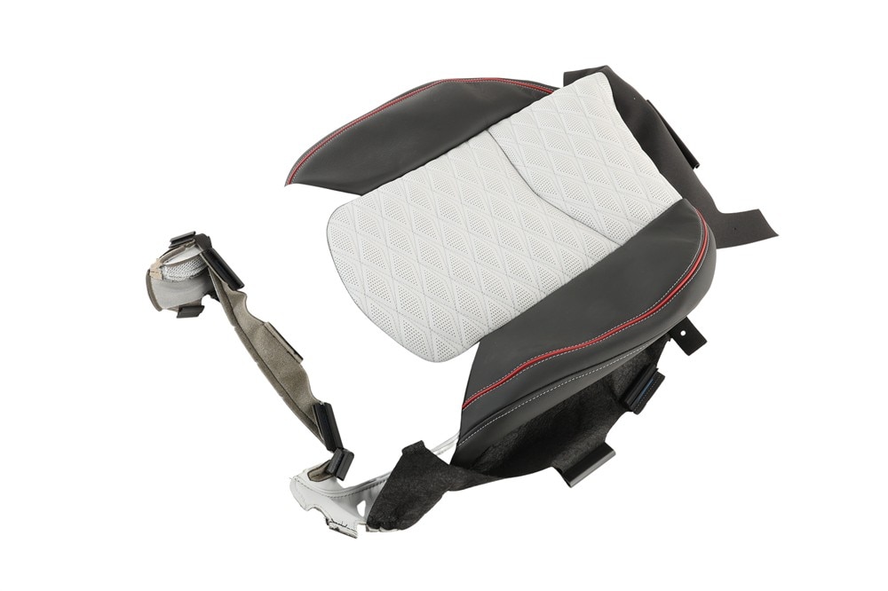 GM Genuine Parts Sky Cool Gray Front Passengers Side Seat Back Cover
