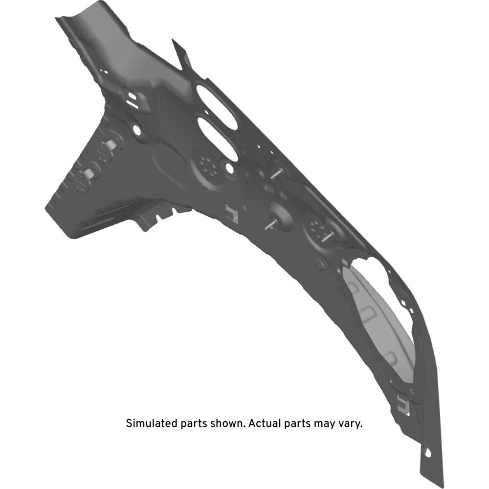 GM Genuine Parts Passenger Side Quarter Inner Panel