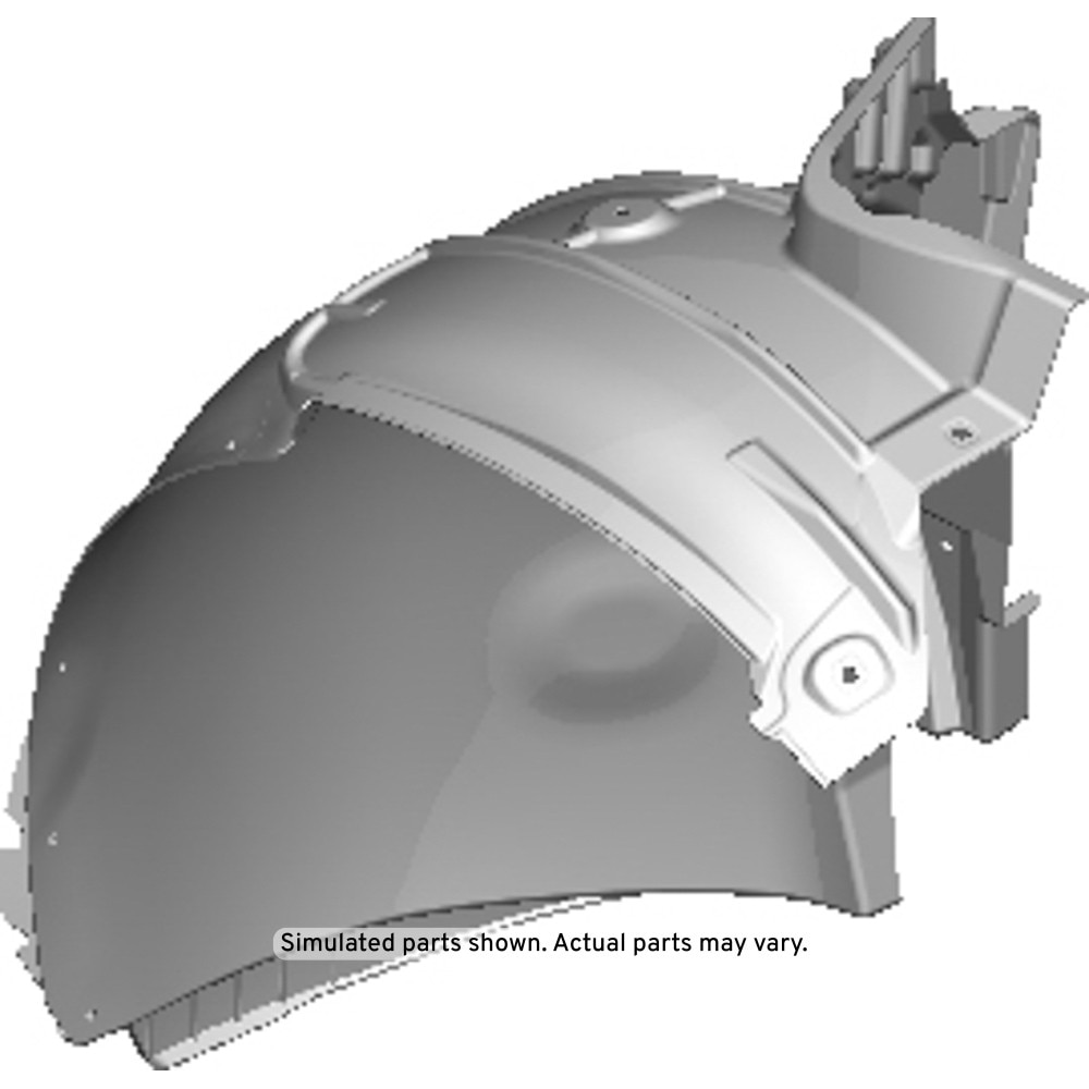 GM Genuine Parts Front Driver Side Wheelhouse Front Liner