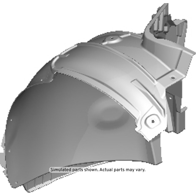 GM Genuine Parts Front Driver Side Wheelhouse Front Liner