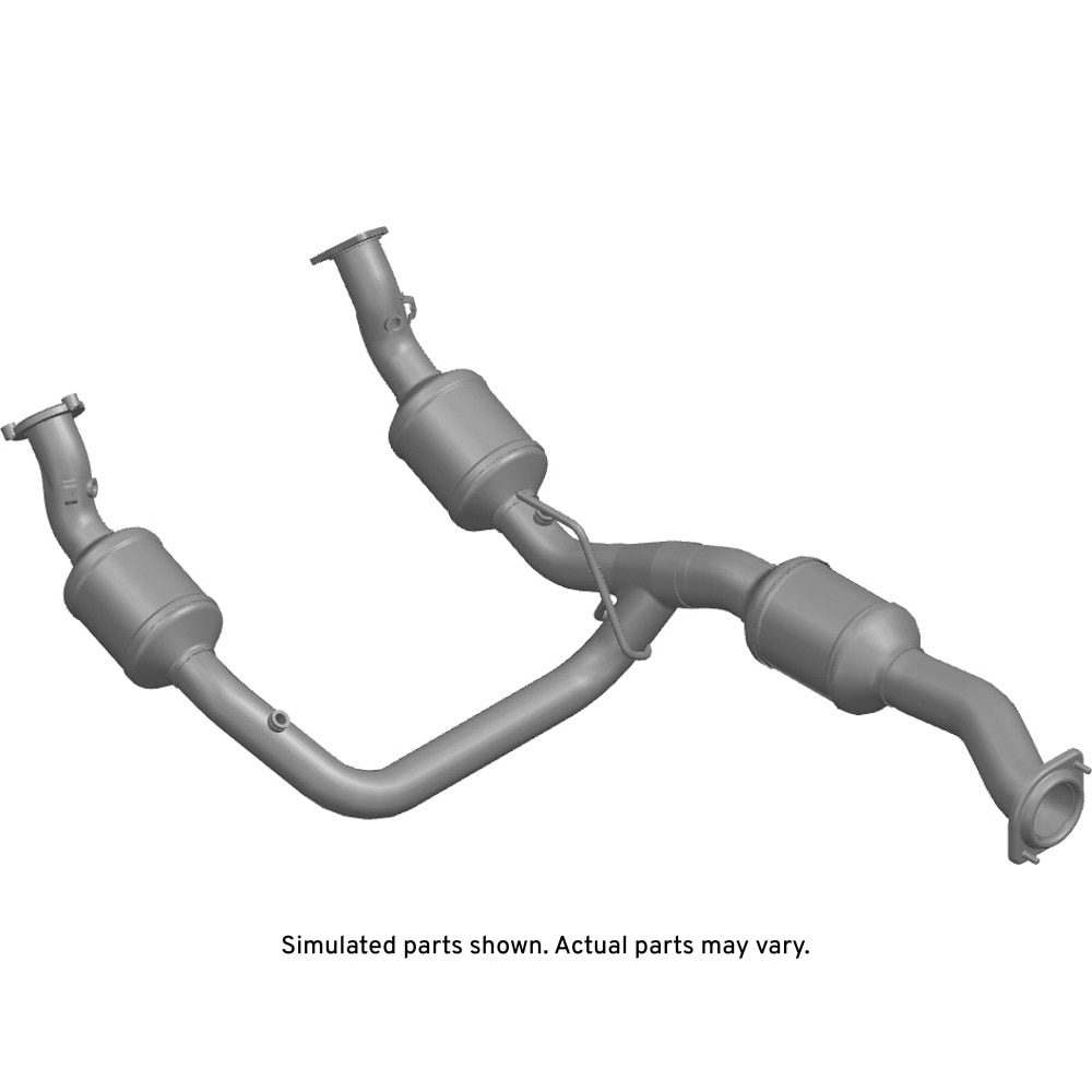 GM Genuine Parts Warm Up Three-Way Catalytic Converter with Exhaust Pipe