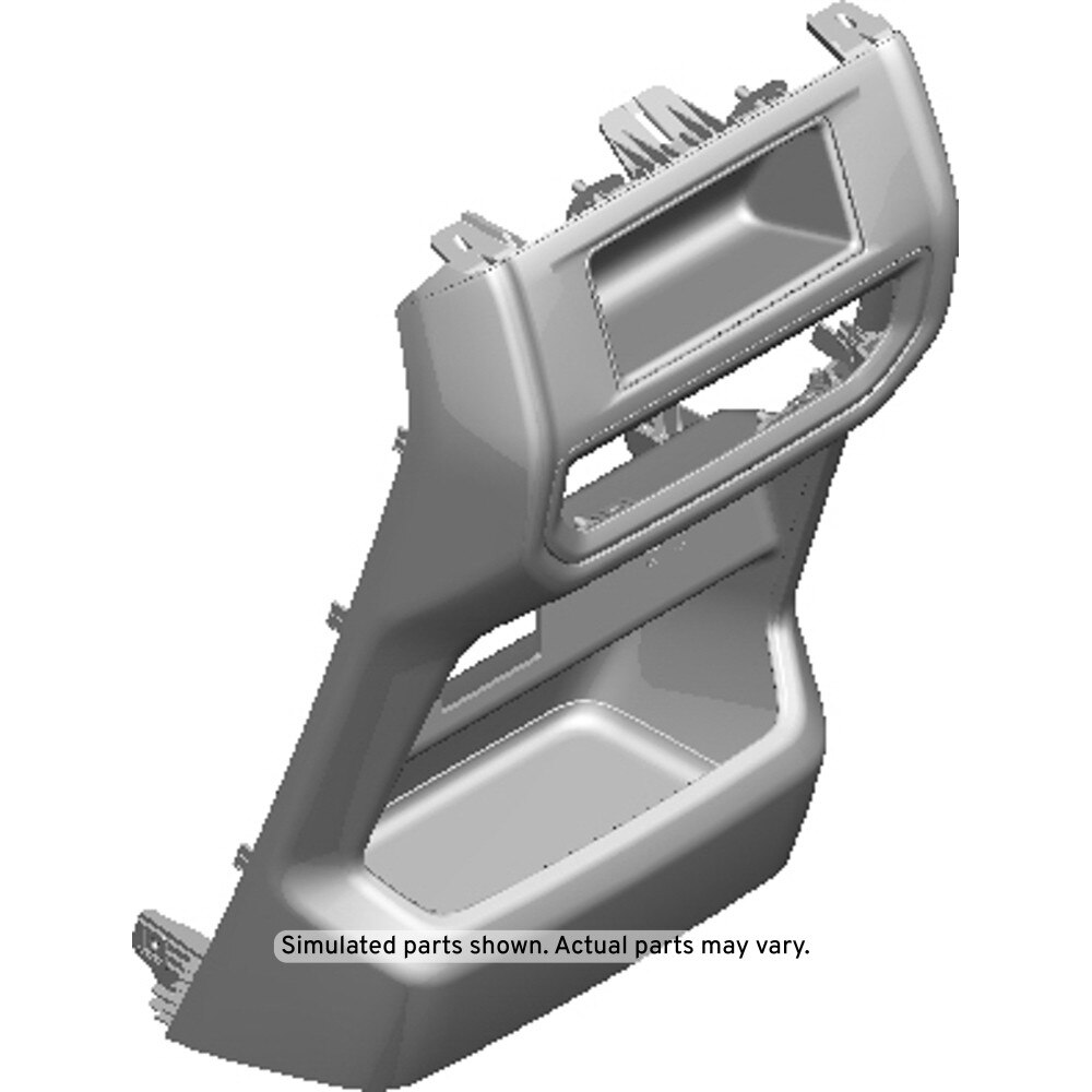 GM Genuine Parts Backen Black Front Floor Console Rear Trim Panel