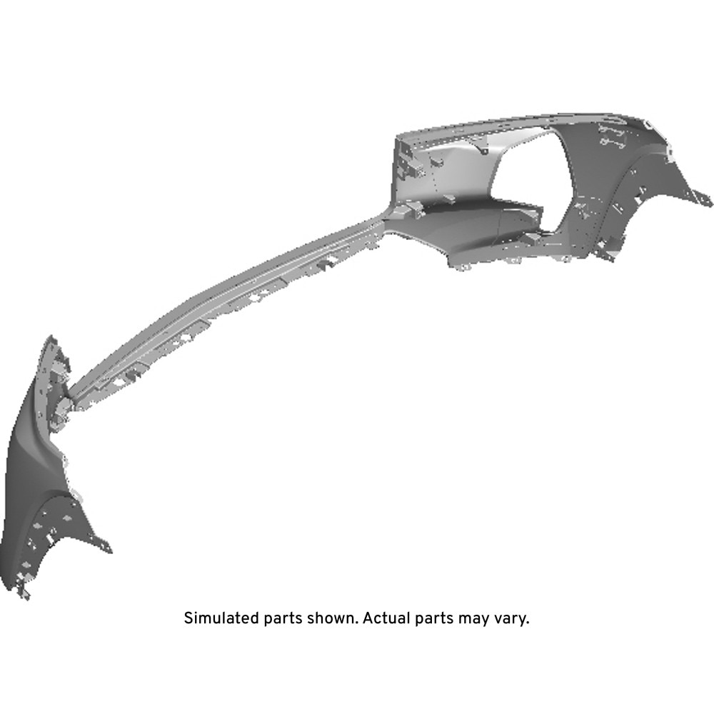 GM Genuine Parts Primed Front Bumper Upper Fascia