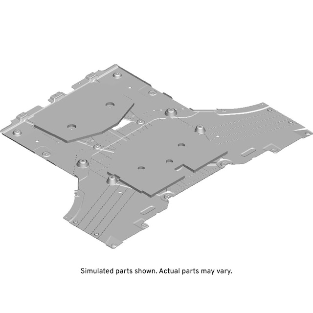 GM Genuine Parts Underbody Front Air Deflector