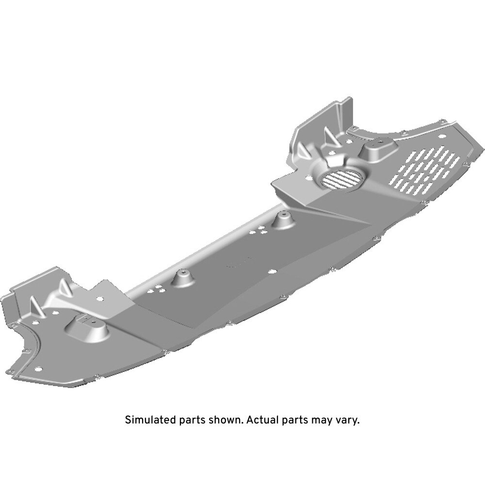 GM Genuine Parts Underbody Rear Air Rear Deflector