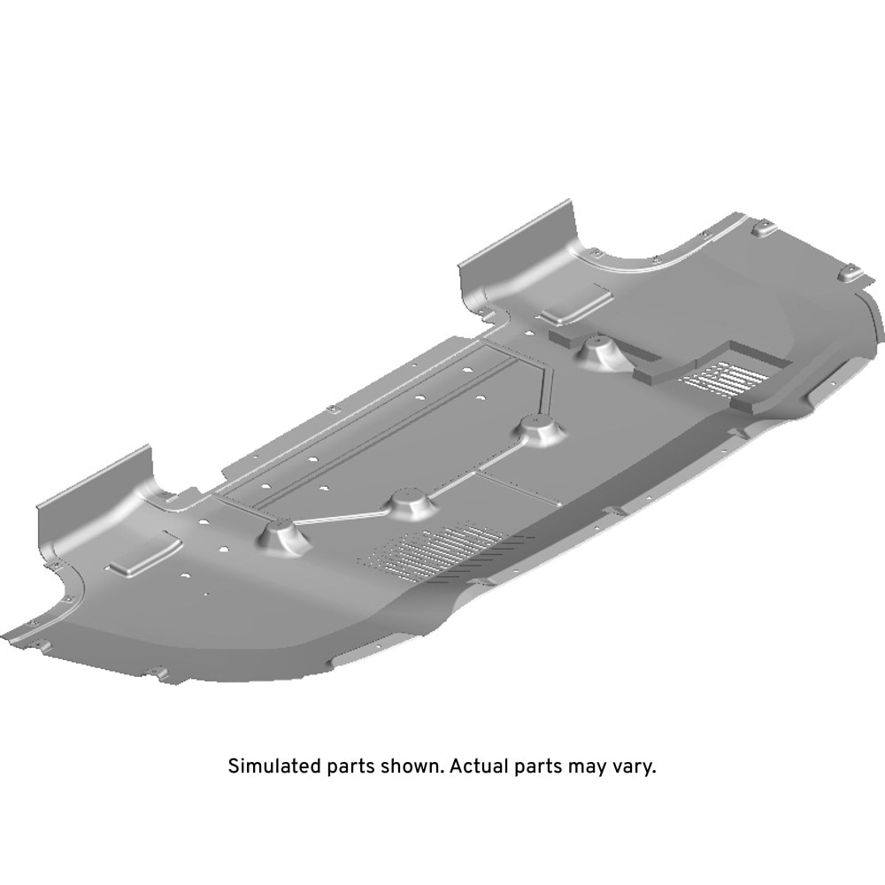 GM Genuine Parts Underbody Rear Air Rear Deflector