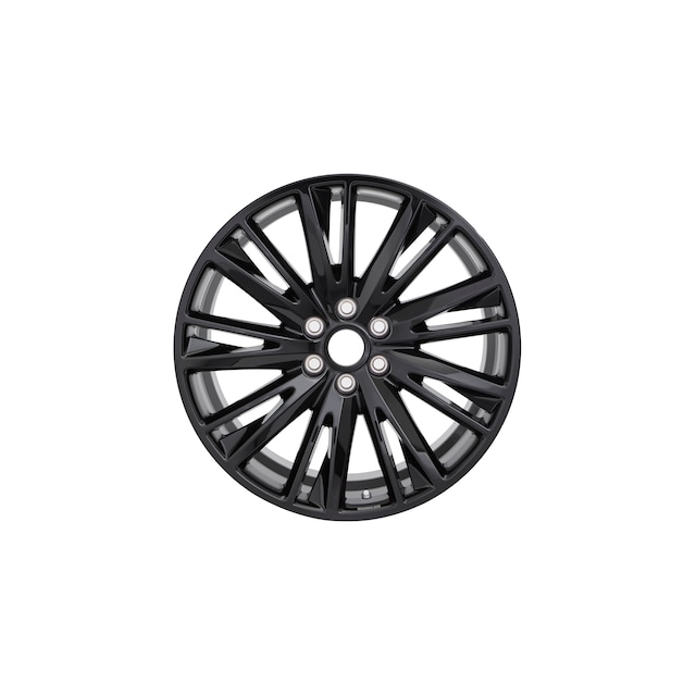 22x9-Inch Multi-Spoke Wheel in Low Gloss Black