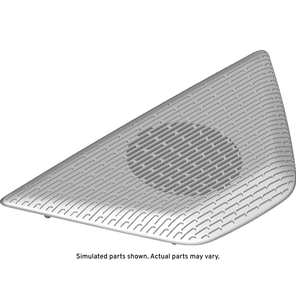 GM Genuine Parts Backen Black Radio Front Center Speaker Grille