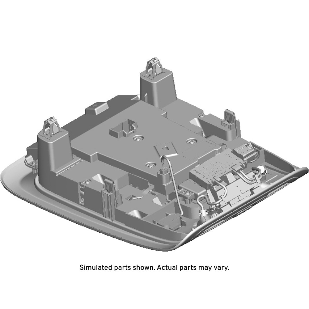 GM Genuine Parts Jet Black Roof Console