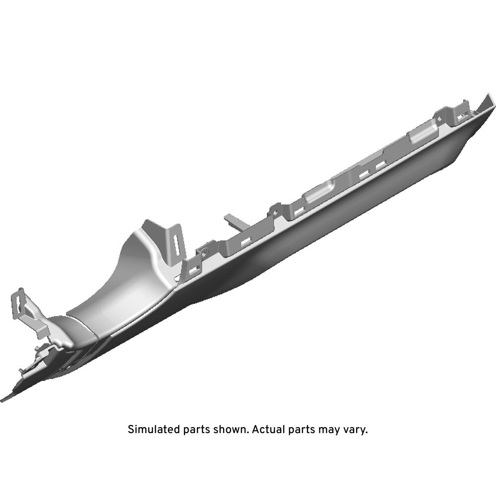 GM Genuine Parts Backen Black Instrument Panel Lower Trim Panel