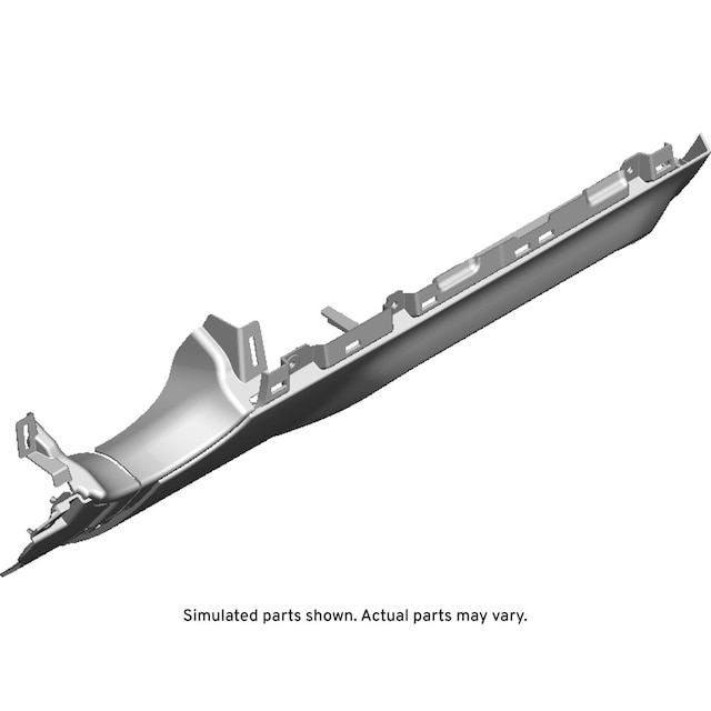 GM Genuine Parts Backen Black Instrument Panel Lower Trim Panel