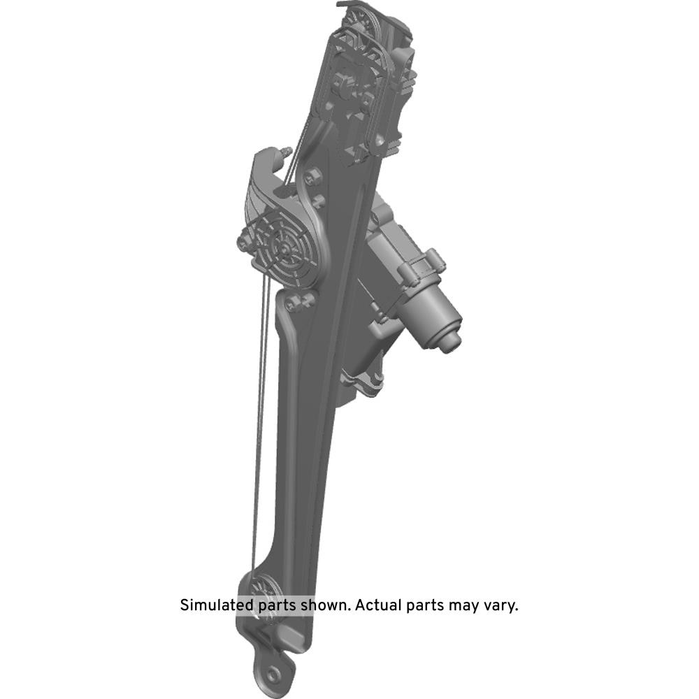 GM Genuine Parts Rear Driver Side Door Window Regulator