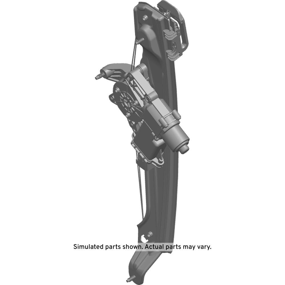 GM Genuine Parts Rear Passenger Side Door Window Regulator