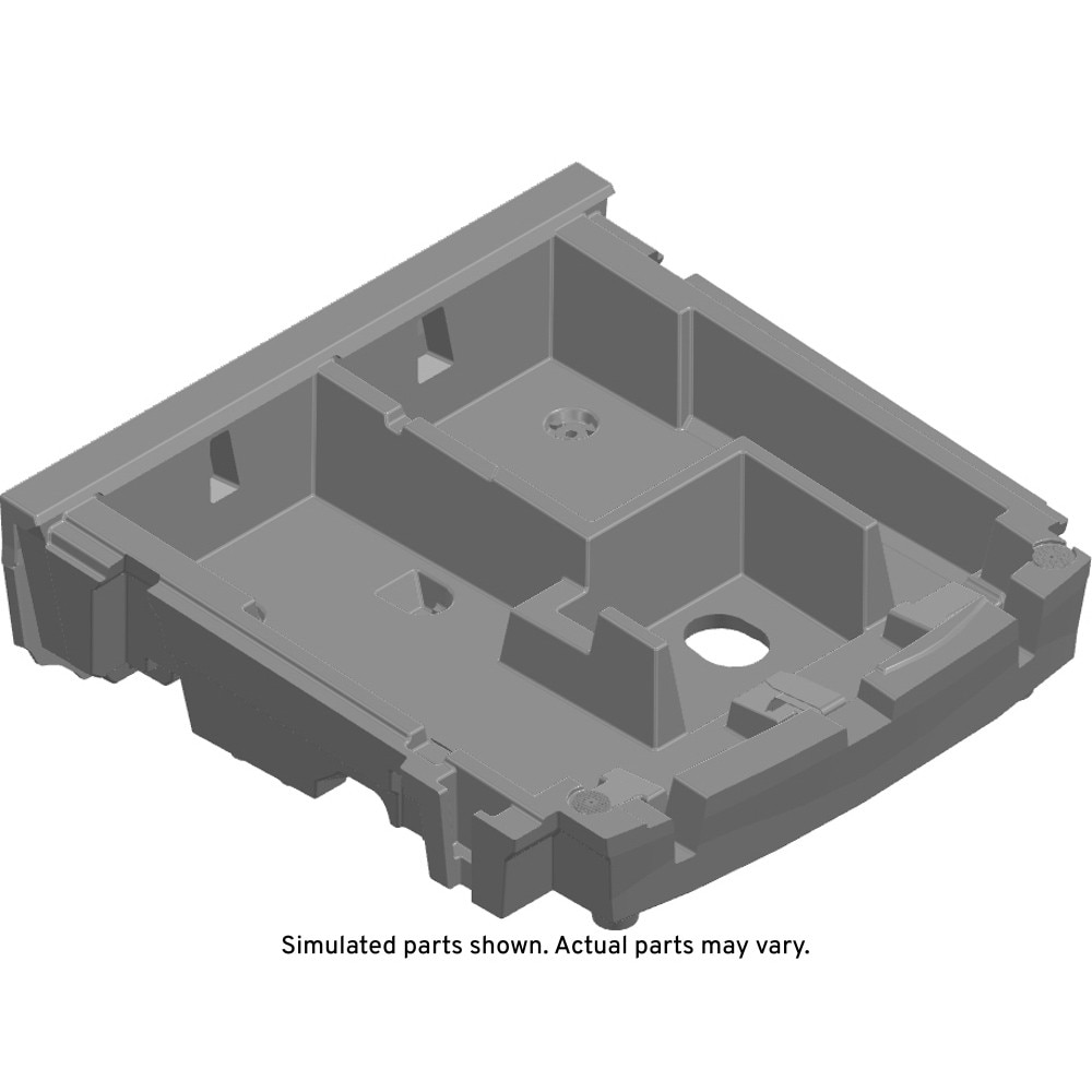 GM Genuine Parts Jet Black Rear Compartment Floor Stowage Compartment Divider
