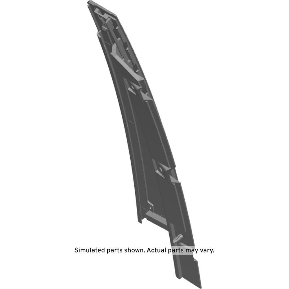 GM Genuine Parts Rear Passenger Side Door Window Frame Front Applique
