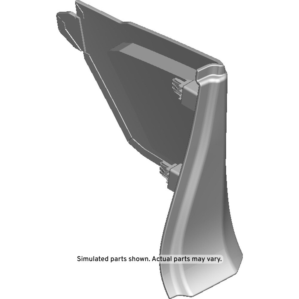 GM Genuine Parts Vecchio Base Sauvage Driver Side Body Hinge Pillar Garnish Molding