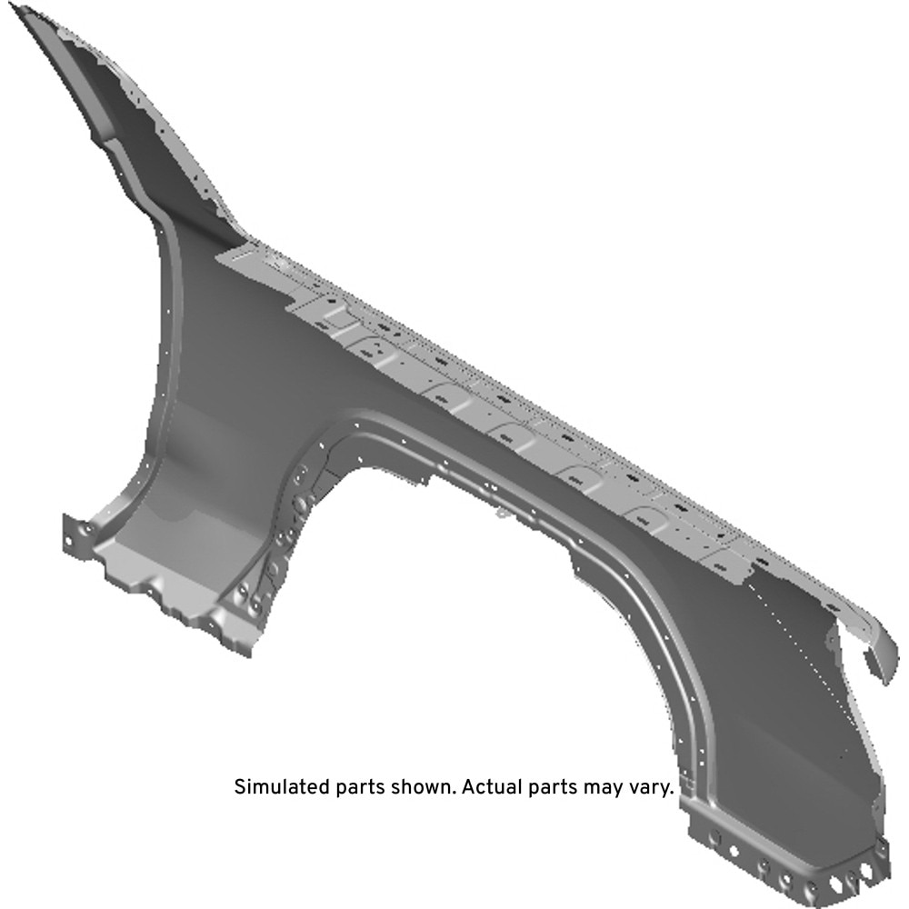 GM Genuine Parts Passenger Side Quarter Outer Panel