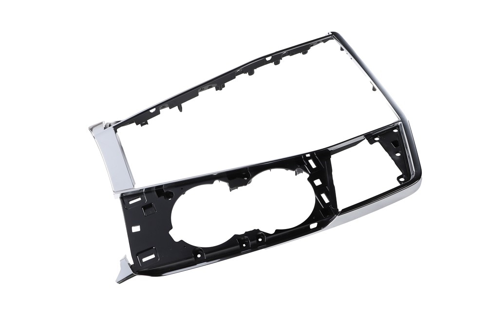 GM Genuine Parts Galvano Silver Front Passengers Side Floor Console Trim Plate