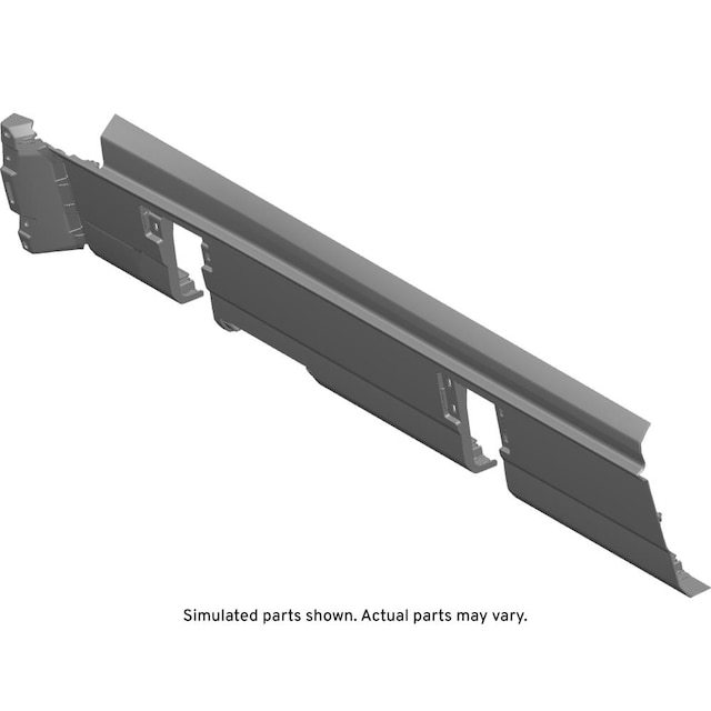 GM Genuine Parts Black Driver Side Rocker Panel Front Molding