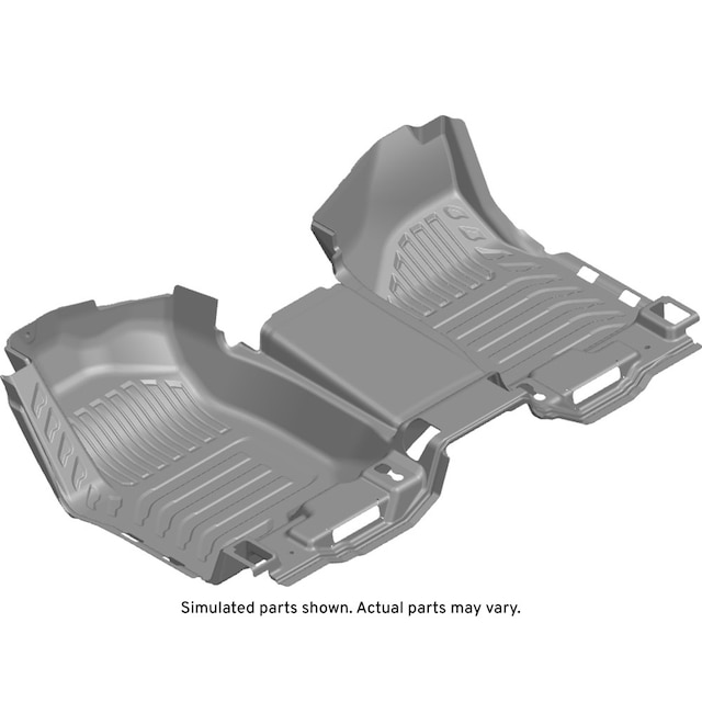 GM Genuine Parts Jet Black Front Floor Panel Mat