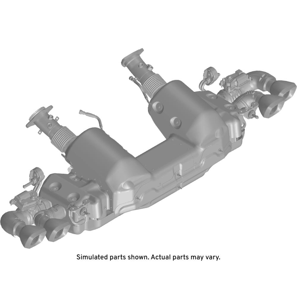 GM Genuine Parts Exhaust Muffler with Exhaust Aftertreatment