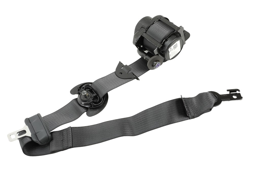 GM Genuine Parts Backen Black Front Passenger Side Seat Belt Retractor