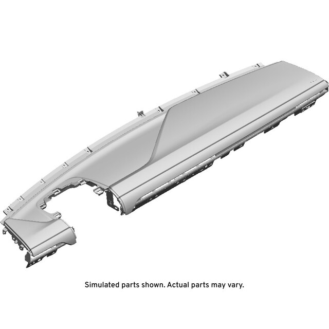 GM Genuine Parts Phantom Blue Instrument Panel Upper Trim Panel