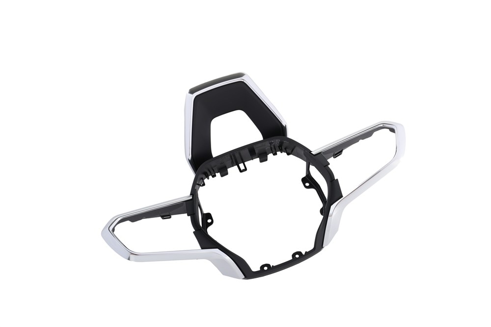 GM Genuine Parts Backen Black Steering Wheel Trim Spoke Cover Applique