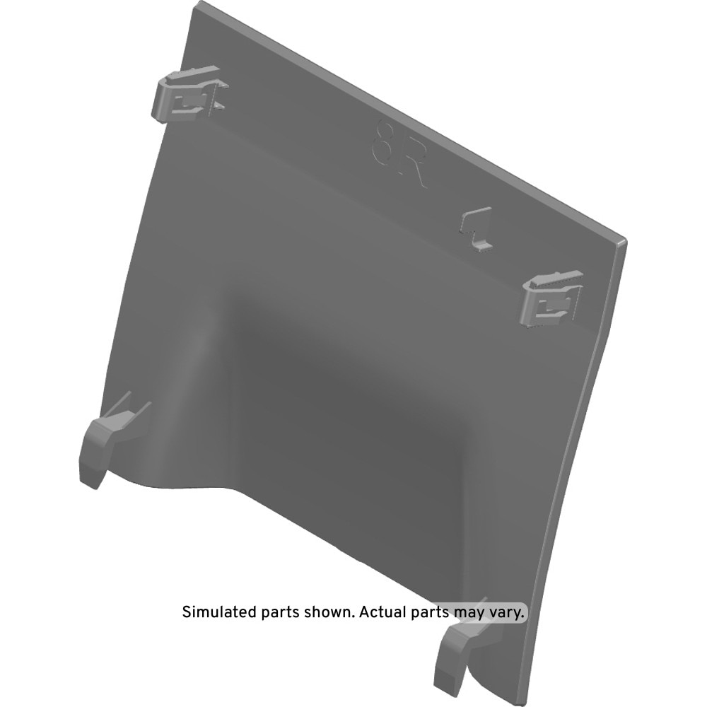 GM Genuine Parts Black Rocker Panel Rear Passengers Side Molding Access Hole Cover