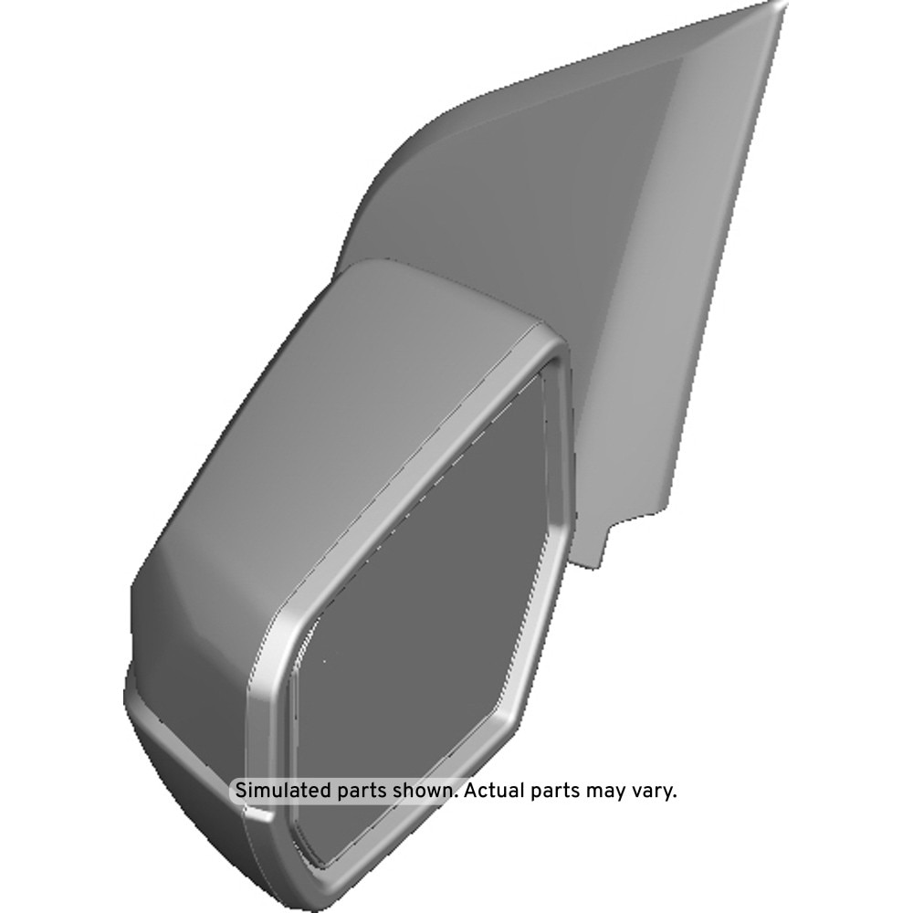 GM Genuine Parts Black Driver Side Door Mirror