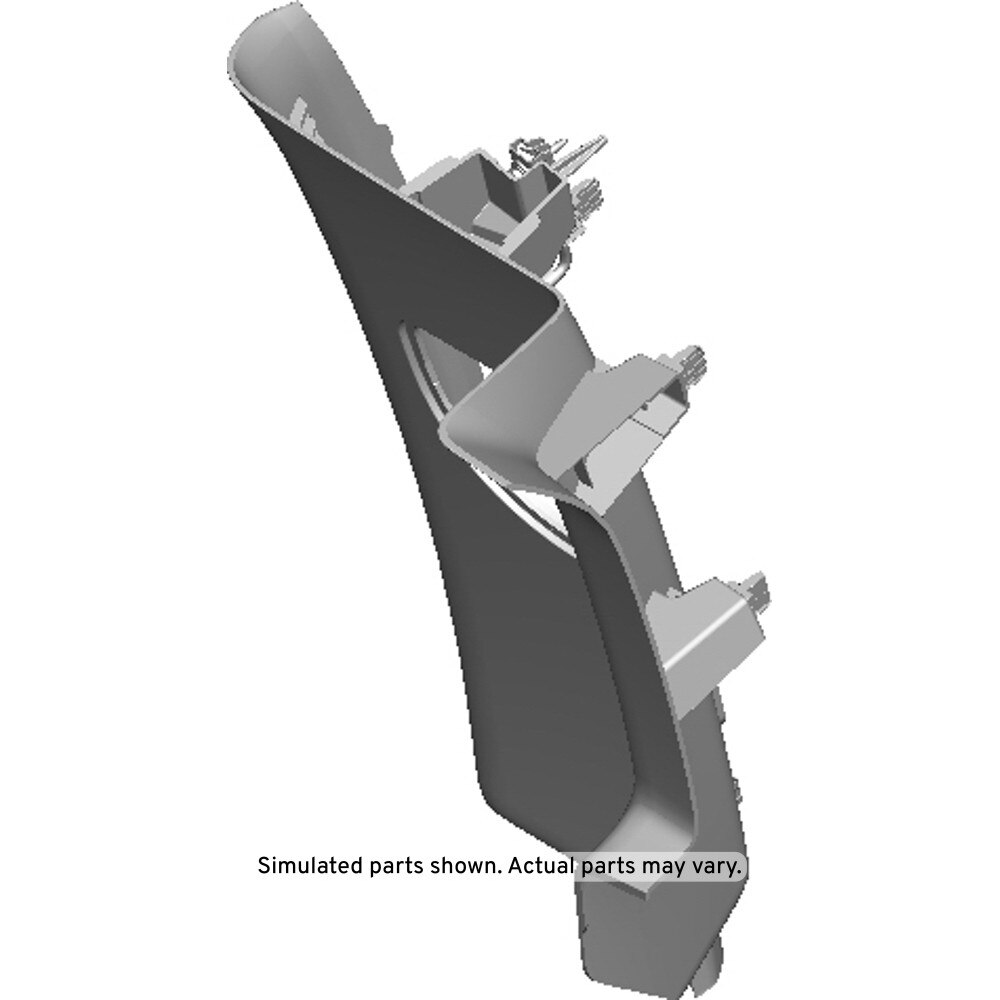 GM Genuine Parts Backen Black Body Side Rear Window Passenger Side Garnish Molding
