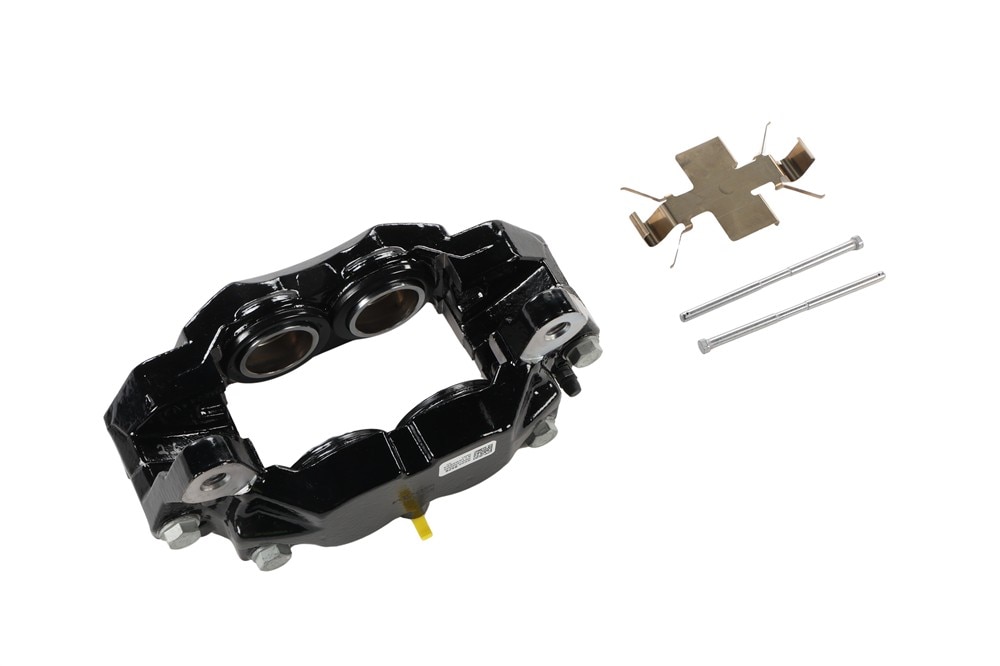 GM Genuine Parts Black Front Passenger Side Brake Caliper without Pads and Bracket