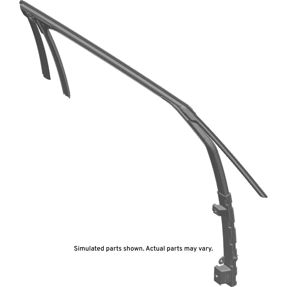 GM Genuine Parts Rear Passenger Side Door Window Weatherstrip